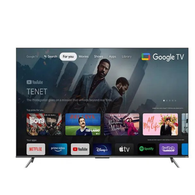 TCL 65" 4K QLED TV with Google TV and Game Master -65C635K