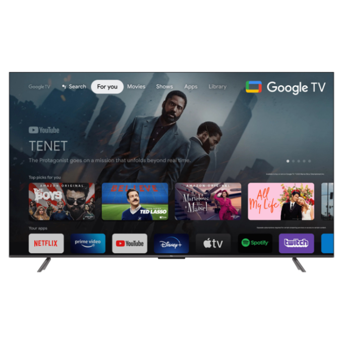 TCL 50" Android UHD 4k HDR Google TV - 50P735K