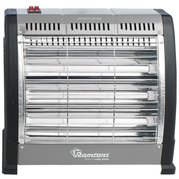 Ramtons Rm/469 Quartz Electric Bar Heater, Silver